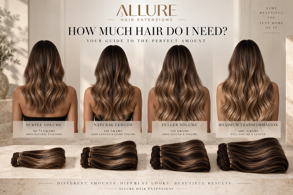 HOW MUCH HAIR DO I NEED?