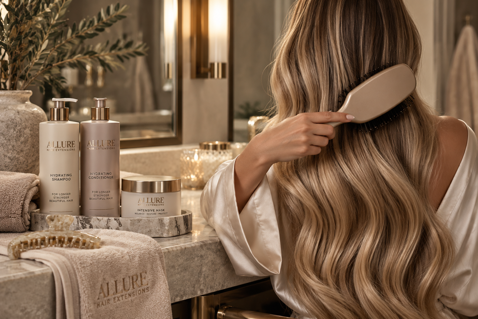 HOW TO CARE FOR YOUR HAIR EXTENSIONS